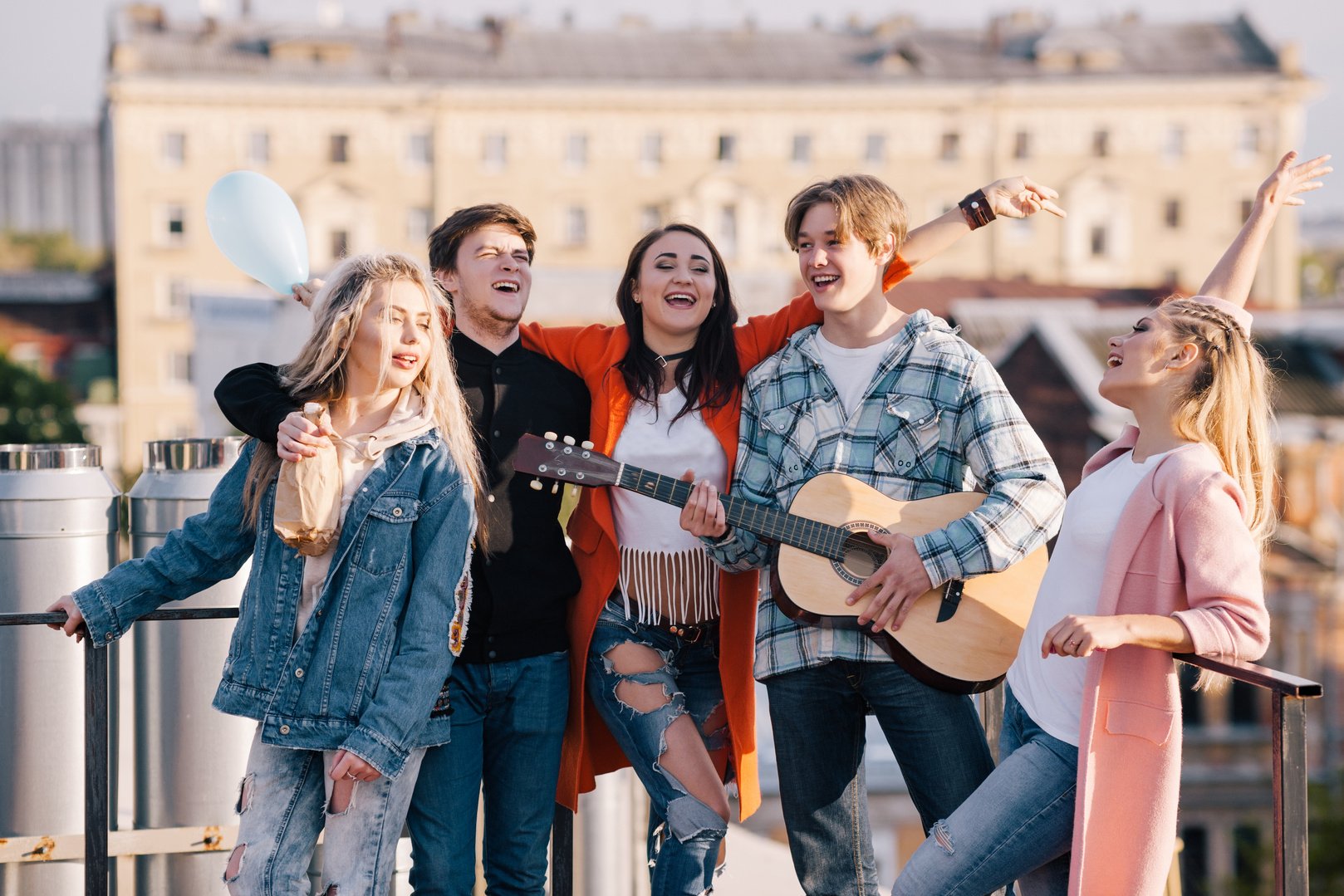 Student music group at festival